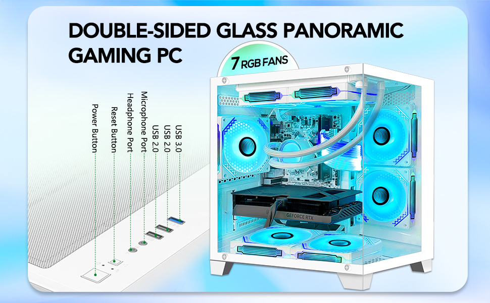 Amazon.com: HOENGAGER Panorama Gaming PC Desktop Computer