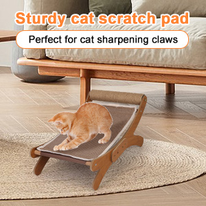 Sturdy sisal cat scratch pad 