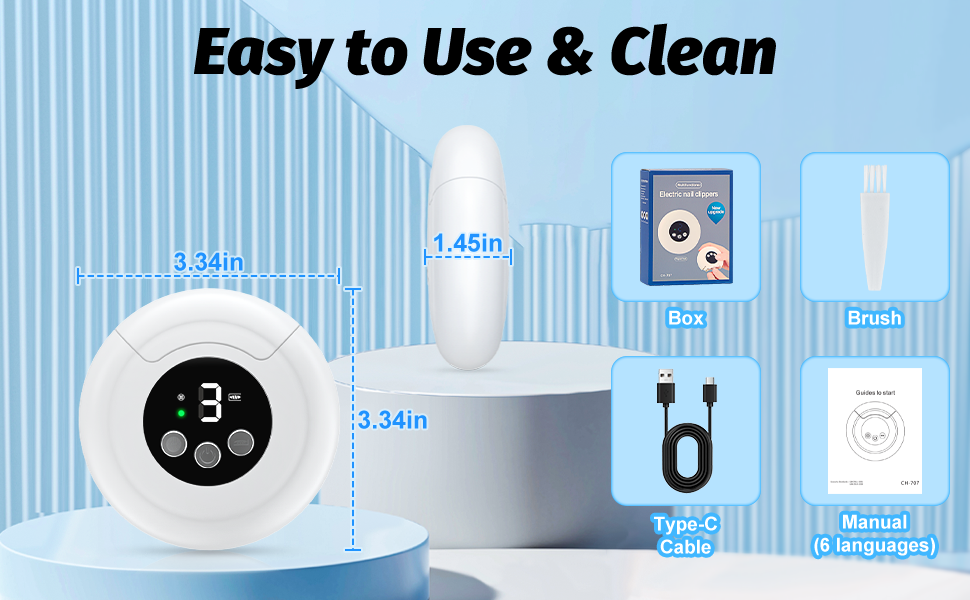 electric nail clipper for senior