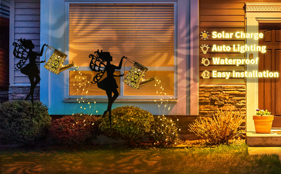 garden ornaments for outside garden,garden fairy decor for outside,solar lights outdoor garden