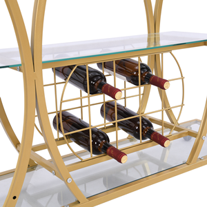 bar carts with wine racks