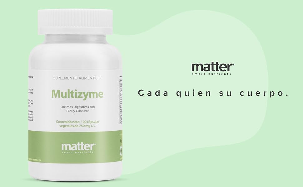 MATTER SMART NUTRIENTS Multizyme Enzimas digestivas con