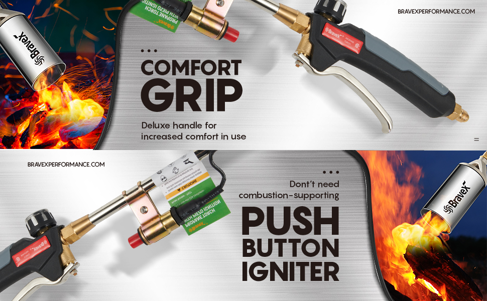 Torch Weed Burner Torch Weed Torch with Push Button