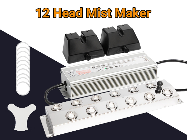 Amazon.com: Toriexon Upgrade Ultrasonic Fogger 12 Head