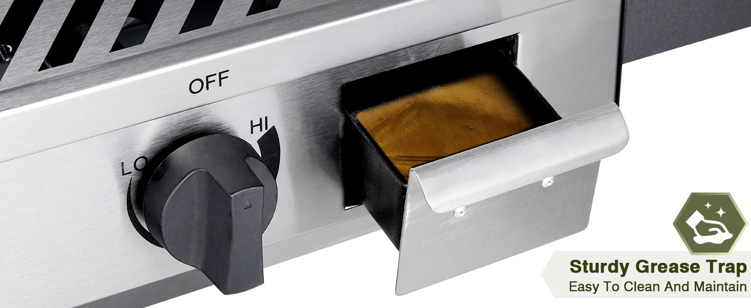 2 burner propane stove