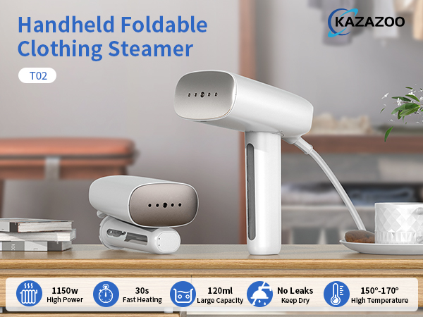 Steamer for Clothes, Portable Travel Steamer for Clothes Foldable steamer