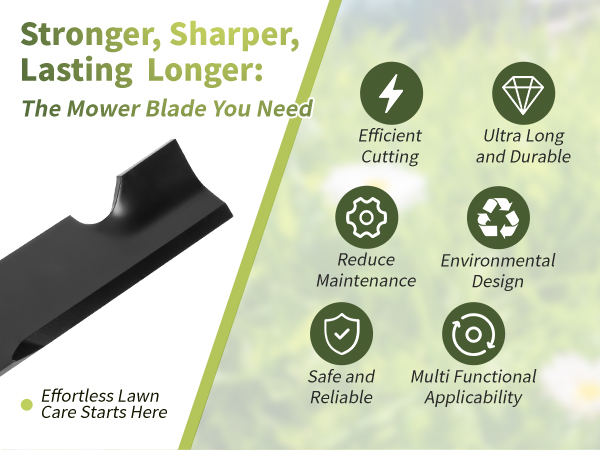 説明文 Amazon.com : 115-9649-03 105-7718-03 Lawn Mower Blades Fit