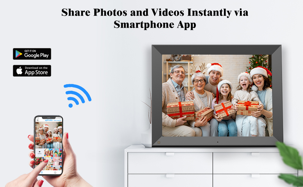 Digital Picture Frame 15Inch Large Digital Photo Frame