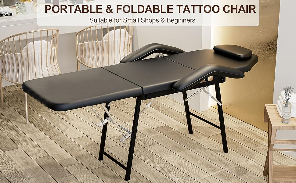 Portable Folding Spa Bed Table with Carry Case