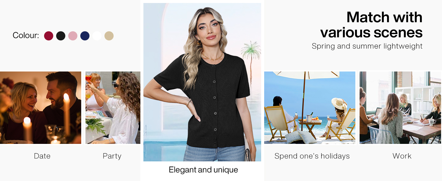 Open Front Button Down Cardigan