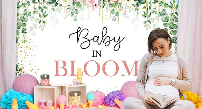 Flower Baby Shower Party Decorations