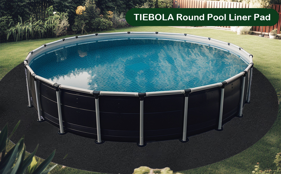 TIEBOLA 12 Foot EcoFriendly Round Pool Liner Pad