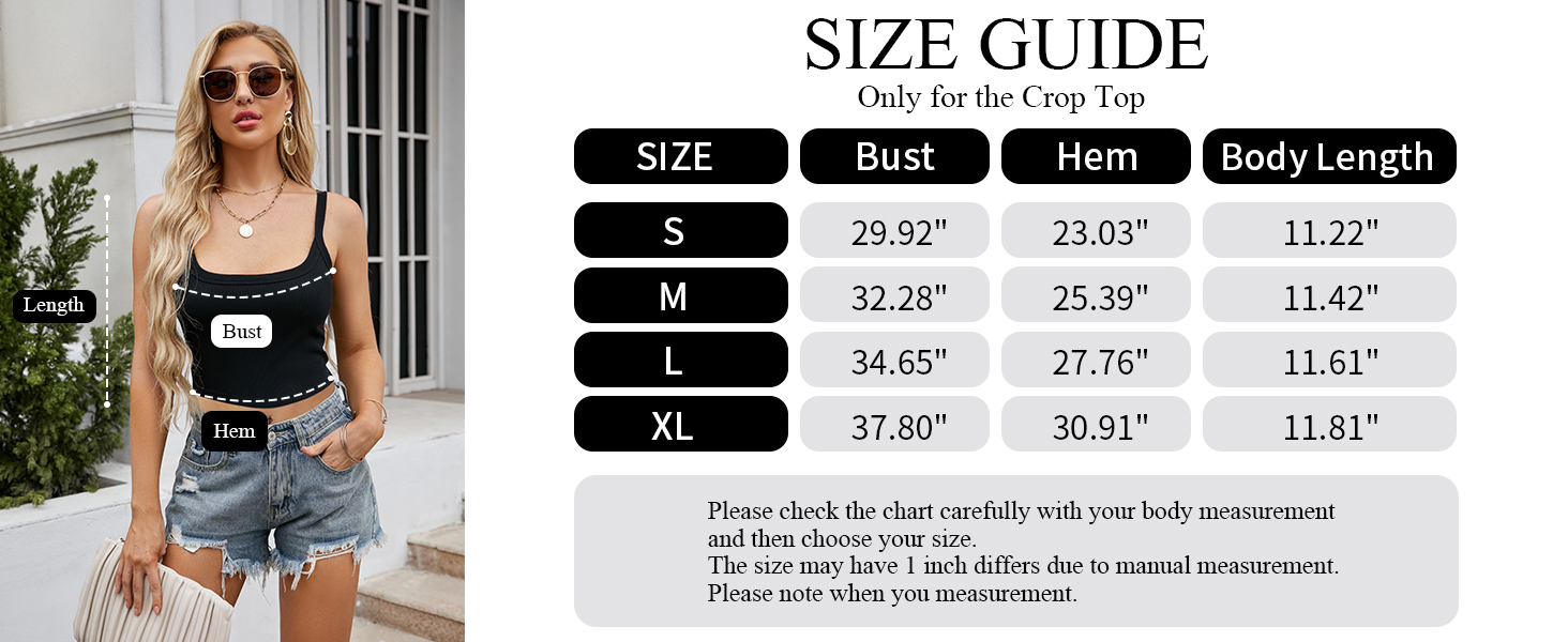 PEPOCHIC SIZE GUIDE