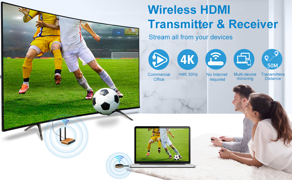 wireless hdmi transmitter and receiver 4k kit,HDMI Wireless