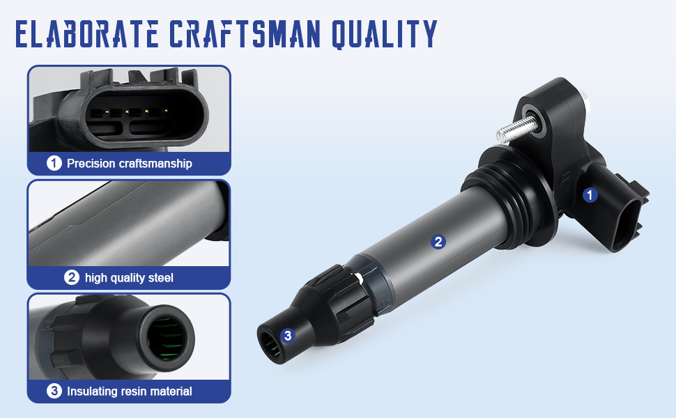 Ignition Coil Pack Set of 6 Replacement for Buick Enclave