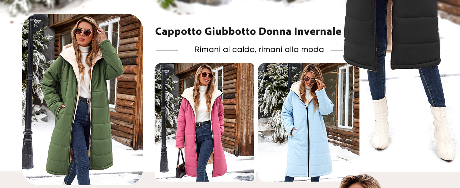 Giacca Invernale Pile Donna Cappotto Sherpa Teddy Giacca Sci Felpa con Cappuccio in Peluche