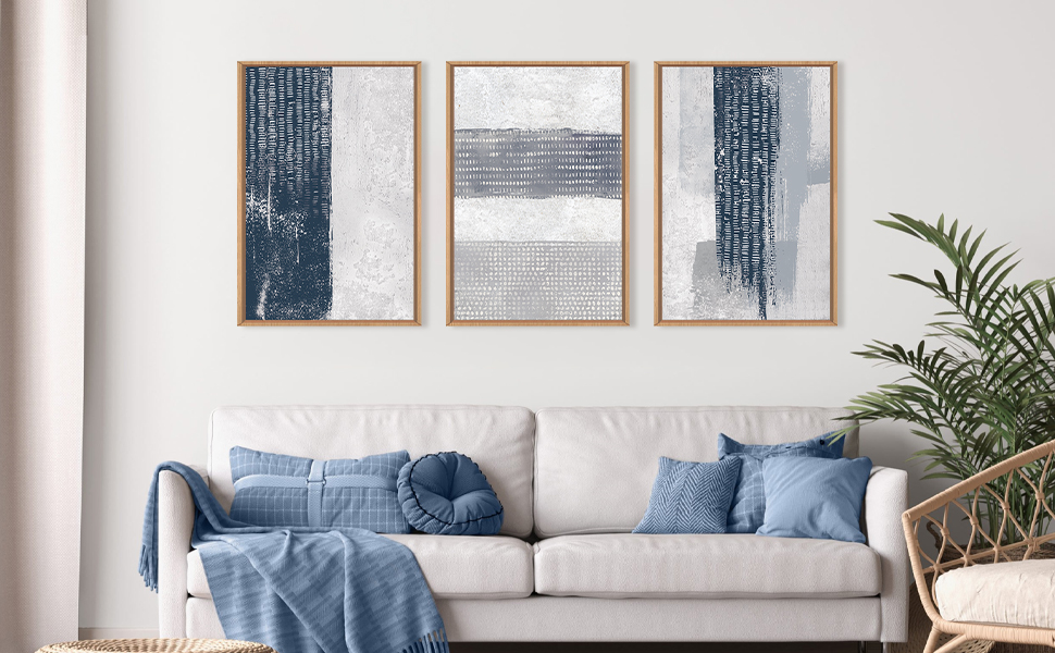 Society6 ケース French Blue by The Dreamery Amazon.com: FWIEXA Navy Blue Abstract Wall Art Set Framed