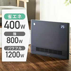 Amazon | QUADS(クワッズ) 薄型 省エネ セラミックヒーター