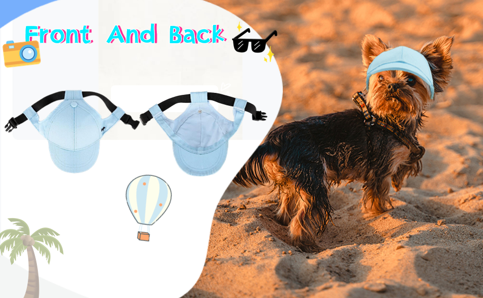 Dogs Baseball Cap Hat Pet Wide Brim Cap Visor Hat Dog