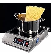 ChangBERT Induction Cooktop 1800W NSF Certified Commercial Grade Durable Countertop Burner Pro Ch...