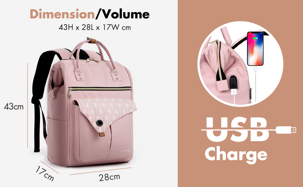 mochila para portátil con puerto USB