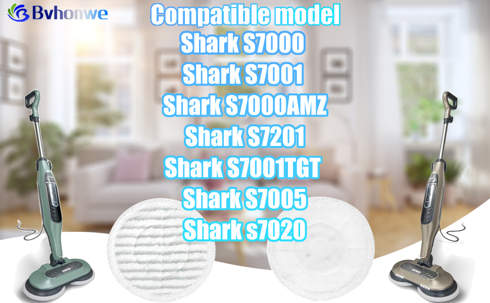 12 Pack S7001 Pads Replacement Steam Mop Pads for Shark