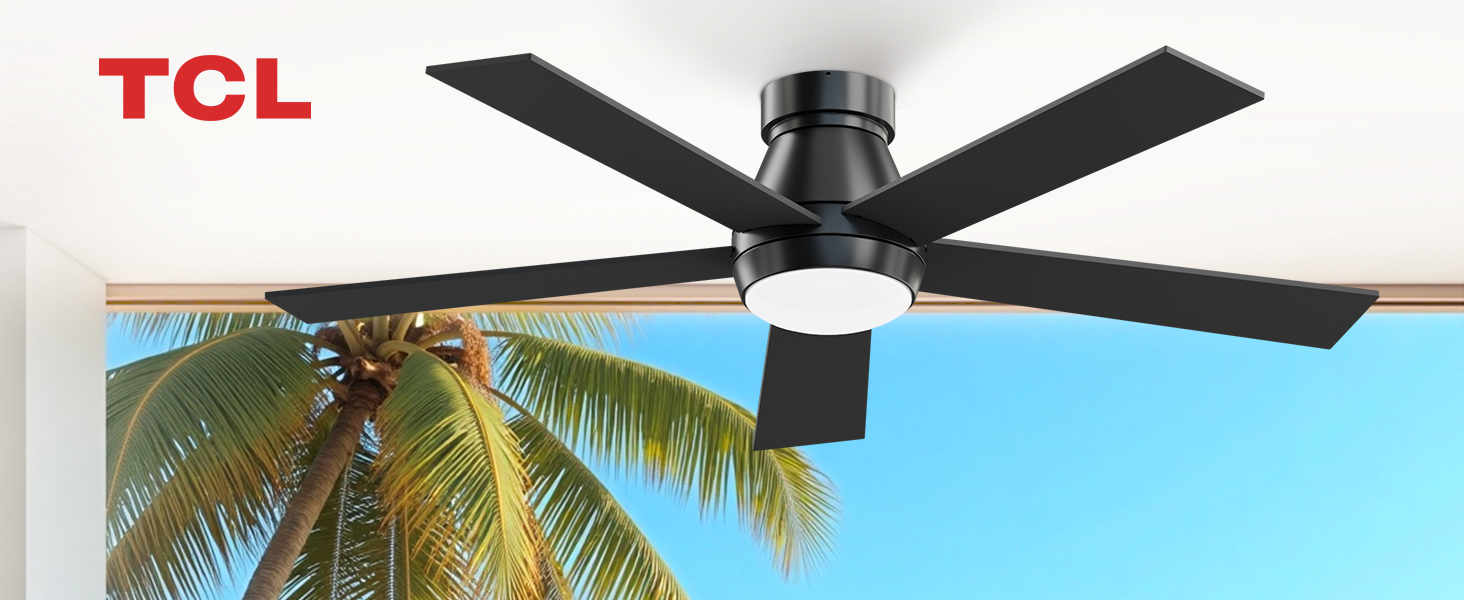  ceiling fan with light from TCL 