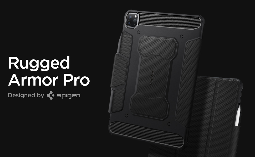 Spigen iPad Pro 11インチ ケース (ブラック) Amazon.com: Spigen for iPad Pro 11 inch Case M2 4th