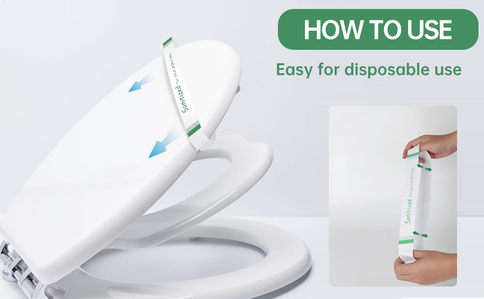 Germiwipe Printed Toilet Seat Bands,Toilet seat bands