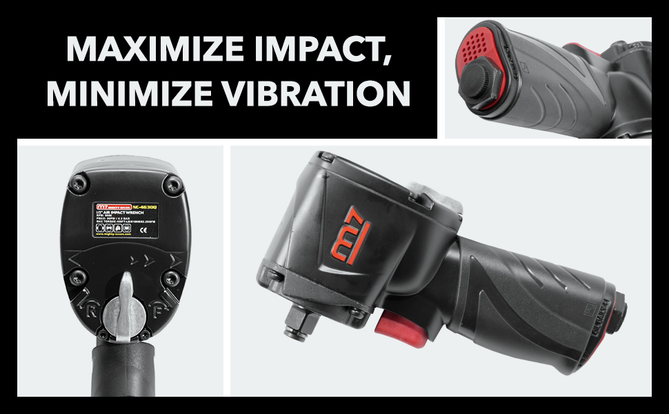 M7 NC-4630Q 1/2-in. Mini Air Impact Wrench with 5/8-in. Bolt