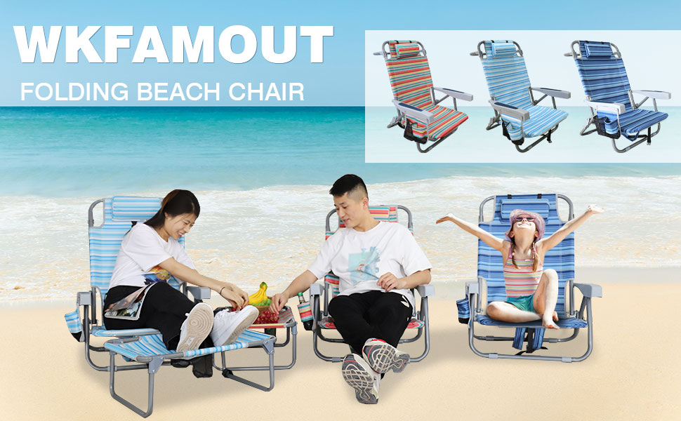 beach chair with table