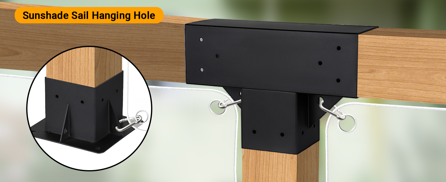 Pergola Brackets 4x4 for Wood Posts