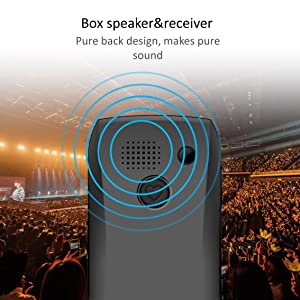 Box speaker and receiver