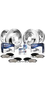 2014 Kia Optima 4pc Front & Rear Ceramic Brake Pads Kit