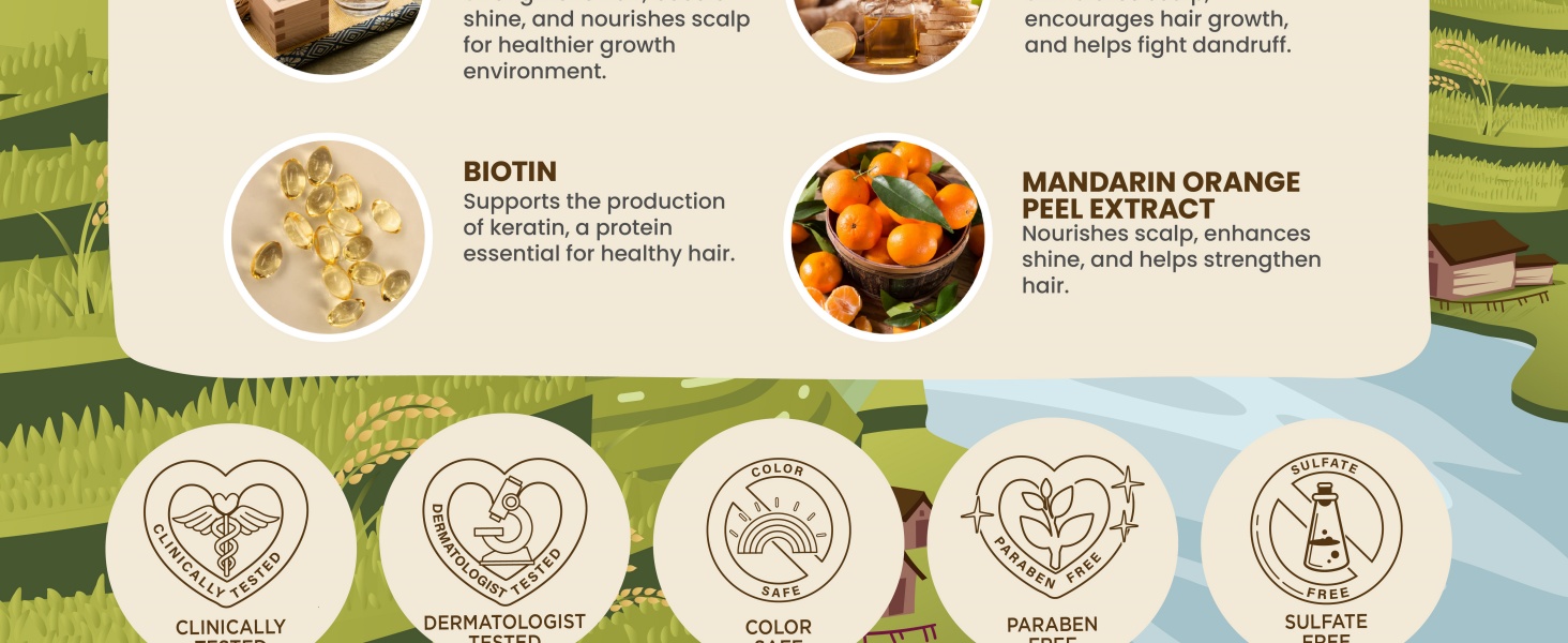 rice water shampoo and conditioner set