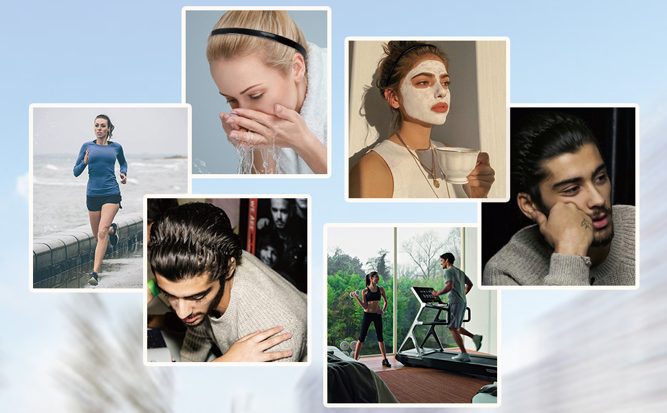 lange haare basic haarreif headband haarschmuck