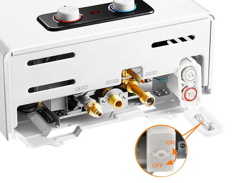 Tankless Water Heater Propane, Camplux 4.22GPM Propane Water Heater 110