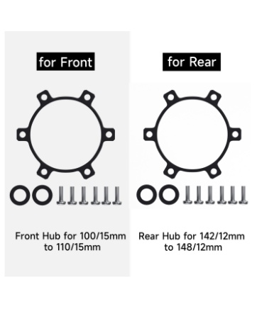rear bike boost hub adpater conversion