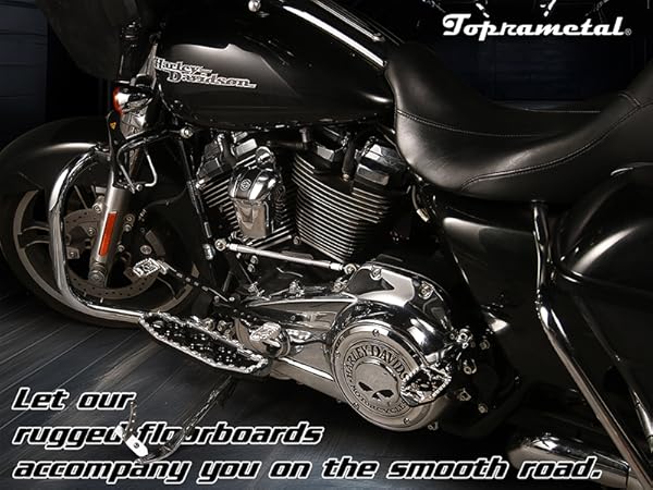 Amazon.com: TOPRAMETAL for Harley Touring Floorboards MX