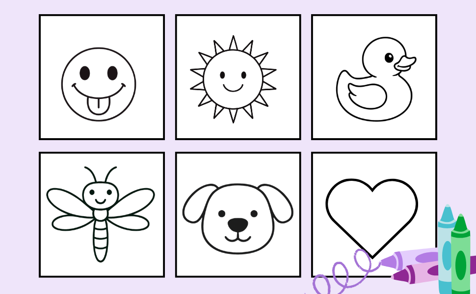 Coloring for 1year old girls