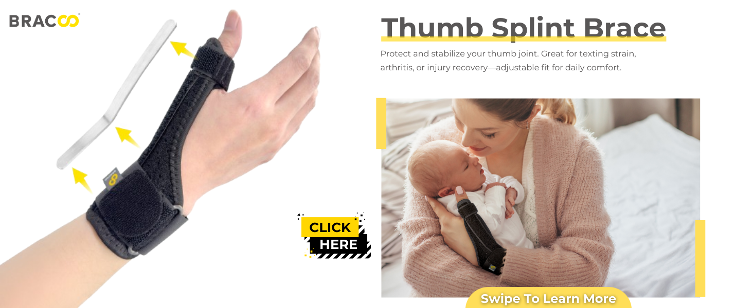 thumb brace splint right hand left arthritis pain support spica wrist quervains tenosynovitis women