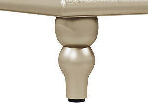 Akzenttruhe mit 3 Lagerschubladen