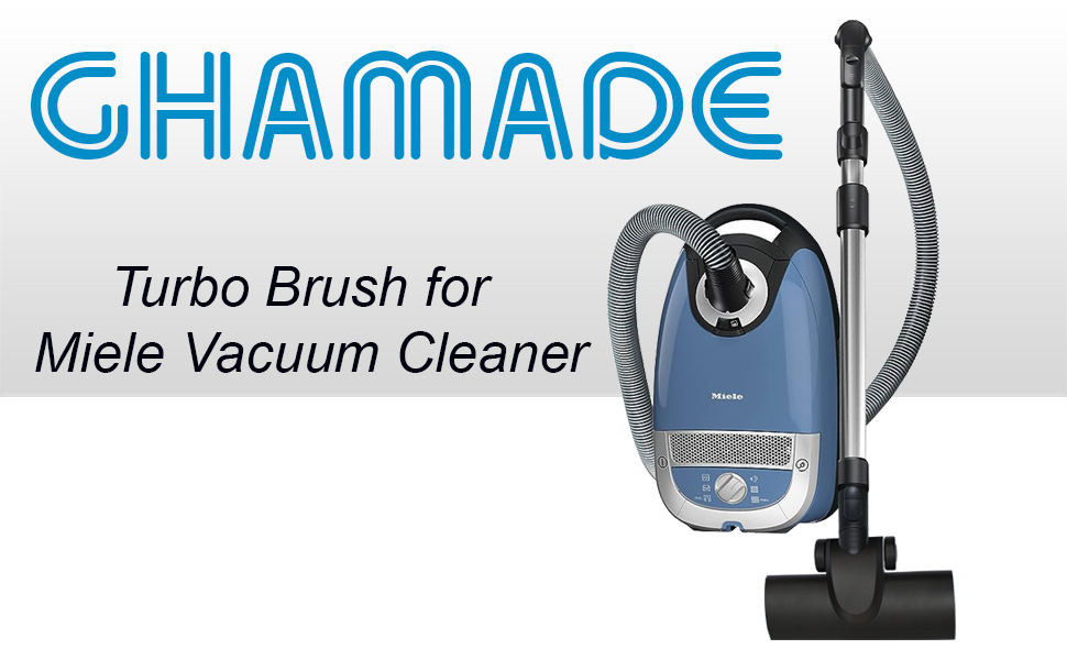 GHAMADE Turbo Brush Head Set 1: Turbo Brush Head Replacement For Miele