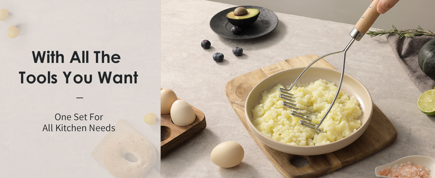 kitchen utensils set stainless steel cooking utensils set