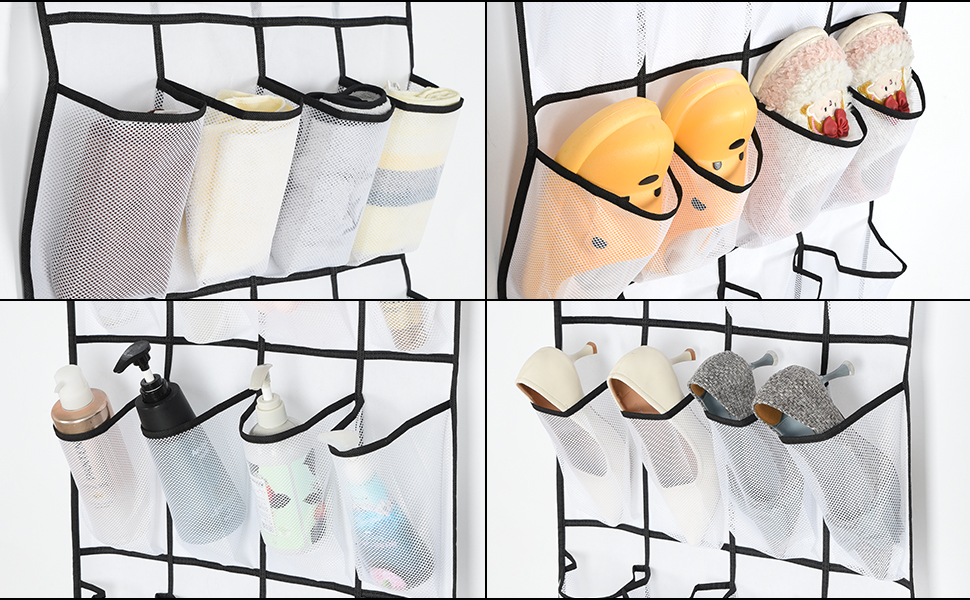 Dailyart 24 Large Pockets Over the Door Shoe Storage Organiser Hanging
