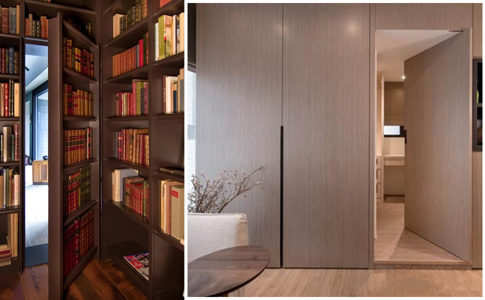 Aglehome Pivot Hinge, Heavy Duty Pivot Door Hardware for Hidden Door