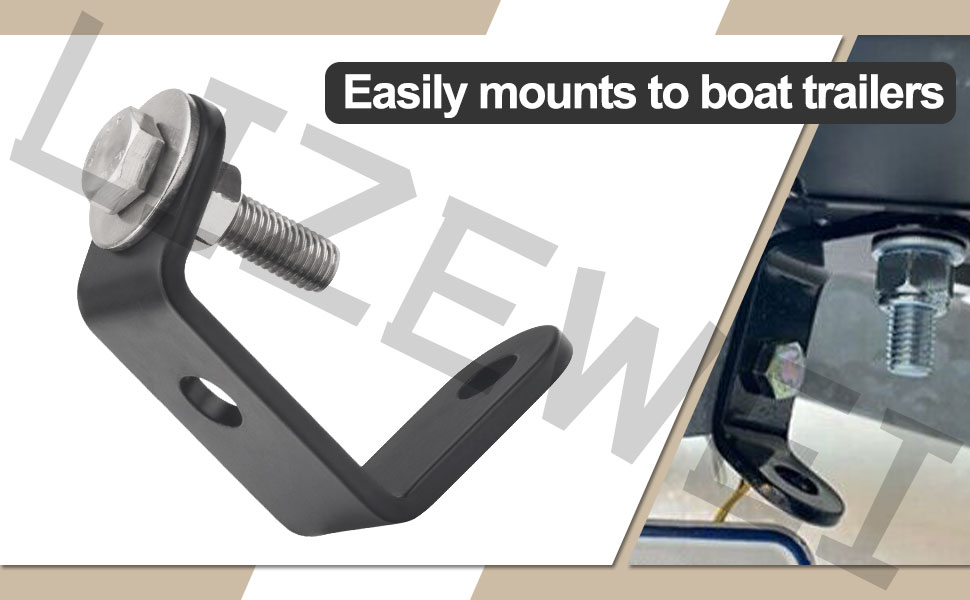 Universal Mounting Bracket Kit for BoatBuckle G2 Retractable Ratchet TieDown Straps