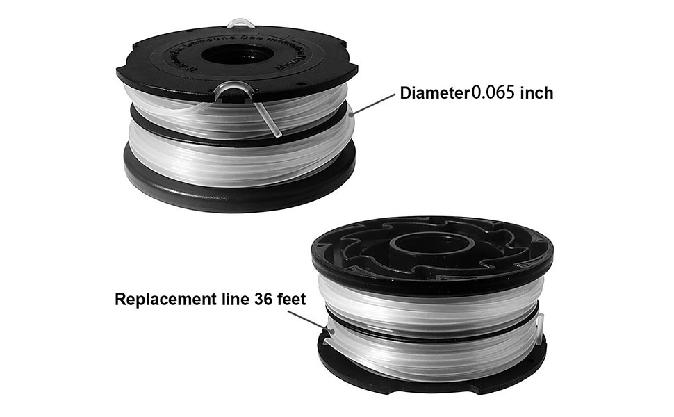 Eyoloty DF065 String Trimmer Spool Compatible with Black