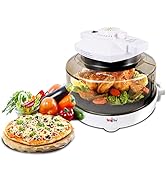 Total Chef Countertop Infrared Oven with Convection Air Circulation, Time and Temperature Control...