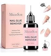 MelodySusie 30ML Nail Glue Remover for Press on Acetone Free Nail Polish Remover Multi-Functional...